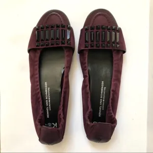 Kennel &amp; Schmenger German Designer Flats Purple Leather Ballet 5.5 EU / 8