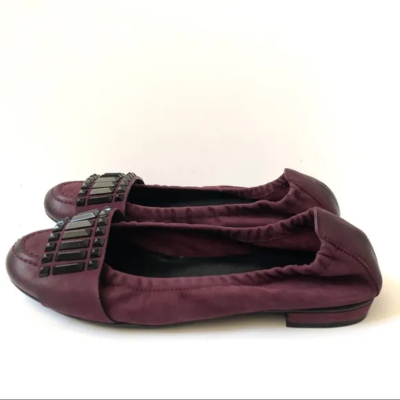 Kennel &amp; Schmenger German Designer Flats Purple Leather Ballet 5.5 EU / 8