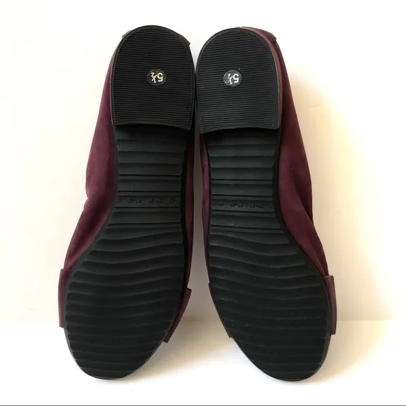 Kennel &amp; Schmenger German Designer Flats Purple Leather Ballet 5.5 EU / 8