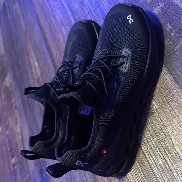 Kids On Running Black Athletic Shoes