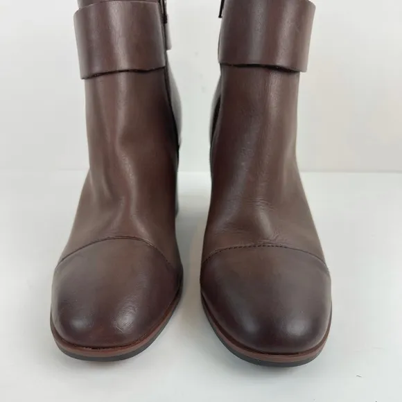 Kork-Ease Decola Brown Leather Ankle Boots