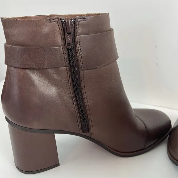 Kork-Ease Decola Brown Leather Ankle Boots