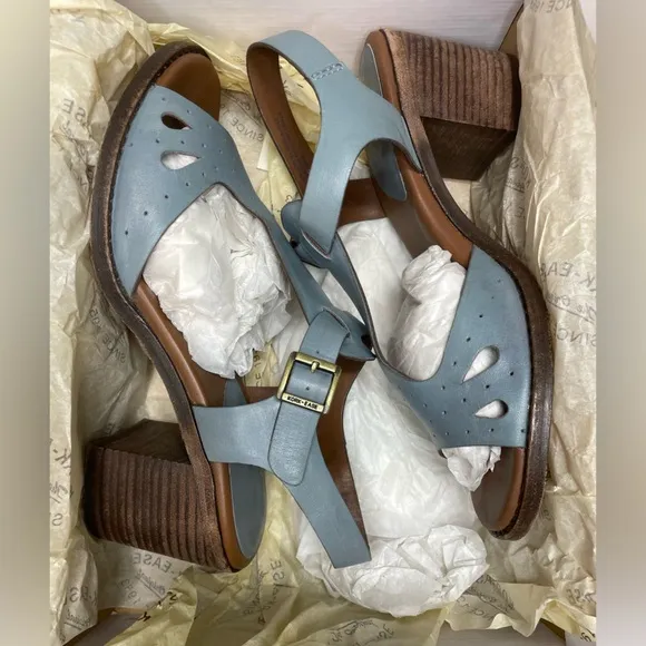 Kork-Ease EUC Bethany Orion T-strap Sandal Blue - 8M