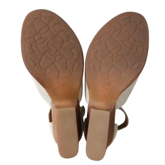 Kork-Ease Gazania  Ankle Strap Block Heel Leather Sandals