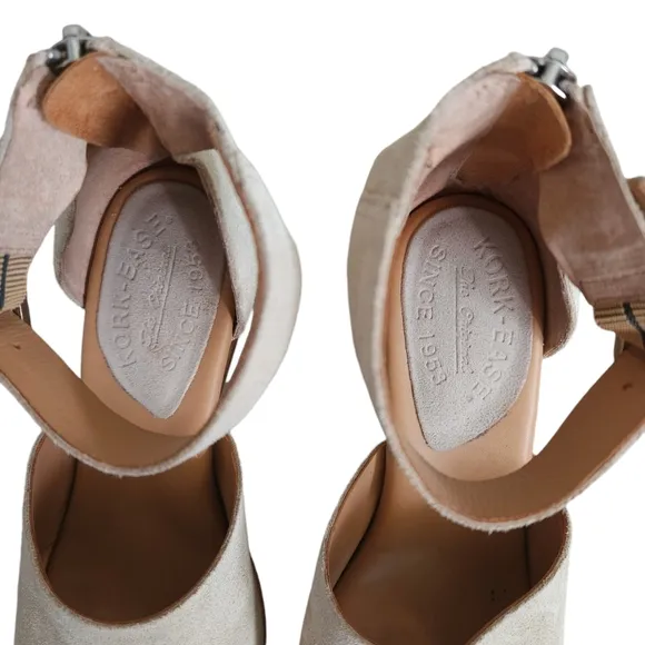 Kork-Ease Gazania  Ankle Strap Block Heel Leather Sandals