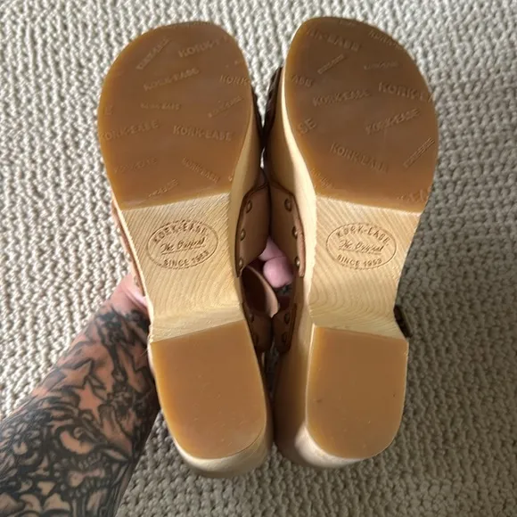 Kork Ease Wausau Platform Leather Sandals Size 9