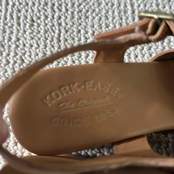 Kork Ease Wausau Platform Leather Sandals Size 9