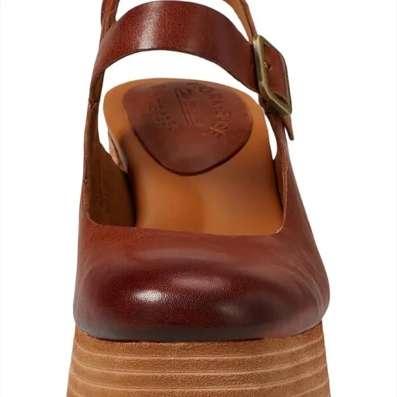 Kork-EaseVanya Brown Platform Heels