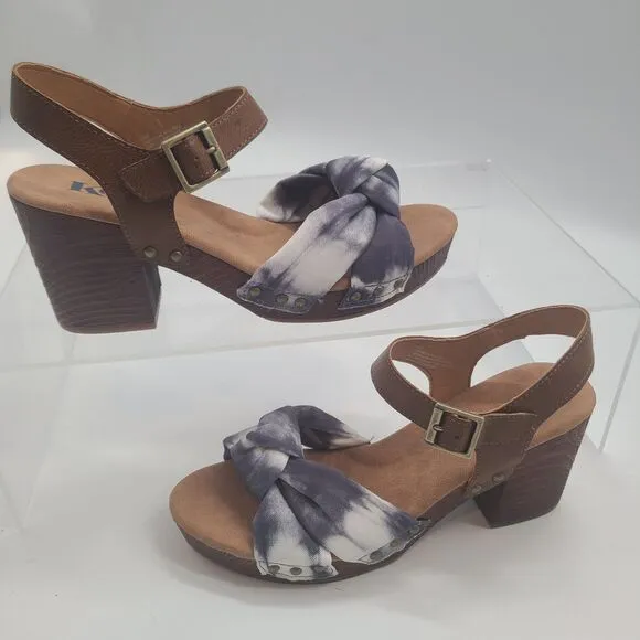 Korks Natalia Knot Tie dye Sandals US Size 10M