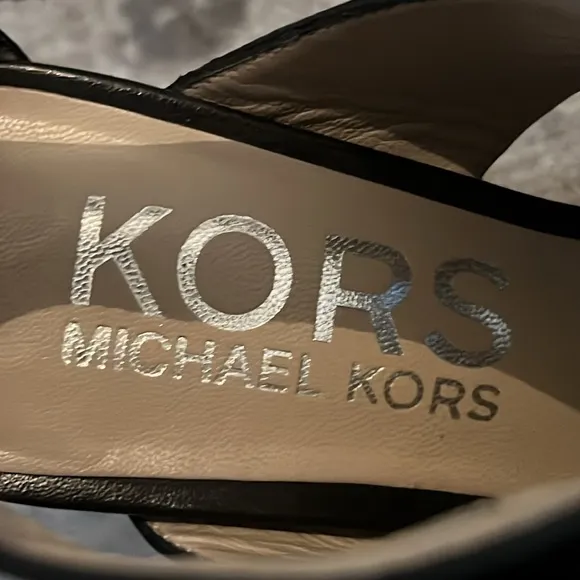 KORS Michael Kors Leather Heeled Sandals