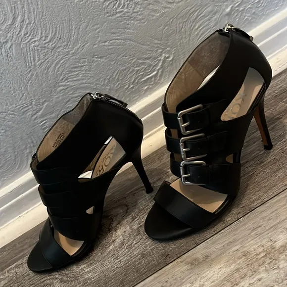 KORS Michael Kors Leather Heeled Sandals