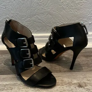 KORS Michael Kors Leather Heeled Sandals