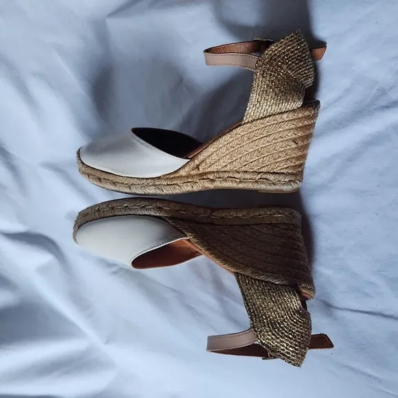 Kurt Geiger London Monty Espadrille Wedge Strappy Sandals