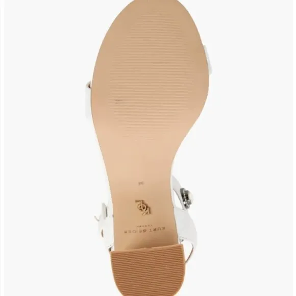 KURT GEIGER LONDON Women's Octavia Embellished Block Heel Sandals