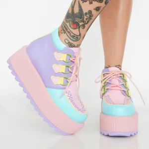 LAST CHANCE Strange Cvlt YRU Super Kreep Pastel Platform Shoes