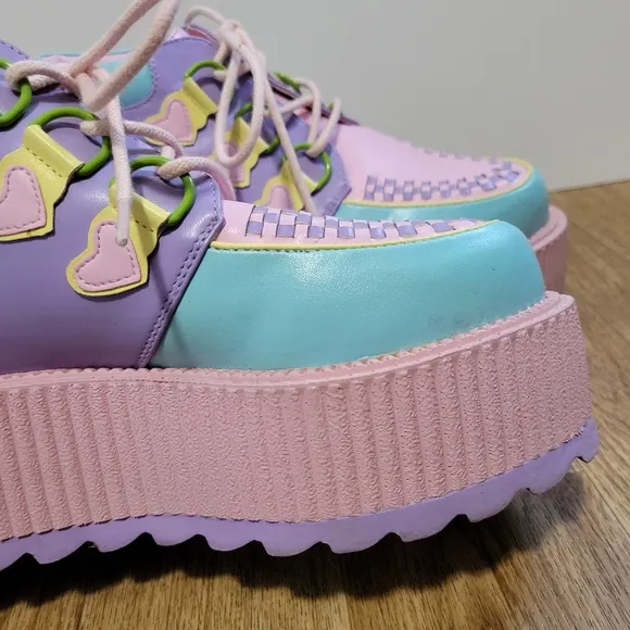 LAST CHANCE Strange Cvlt YRU Super Kreep Pastel Platform Shoes
