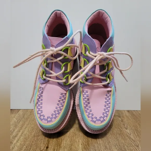 LAST CHANCE Strange Cvlt YRU Super Kreep Pastel Platform Shoes