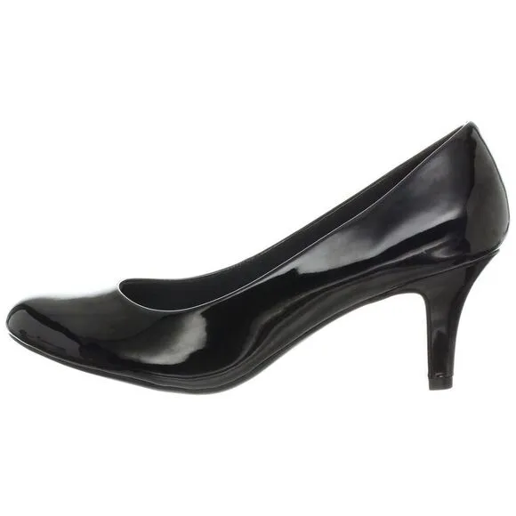 Lifestride Womens Parigi Pumps Black Patent 9 M