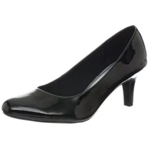 Lifestride Womens Parigi Pumps Black Patent 9 M