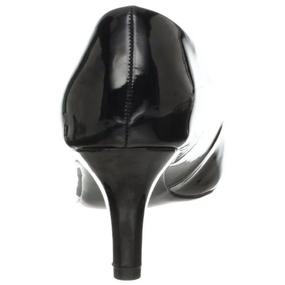 Lifestride Womens Parigi Pumps Black Patent 9 M