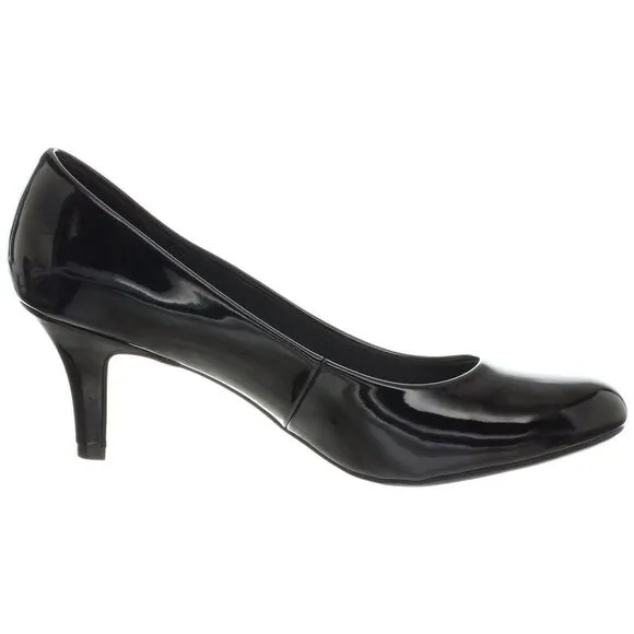 Lifestride Womens Parigi Pumps Black Patent 9 M