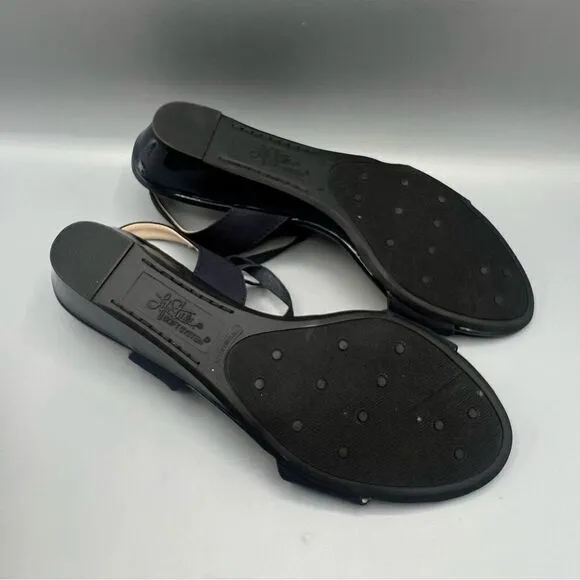 LifeStride Yolo Navy Strappy Wedge Sandals