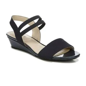 LifeStride Yolo Navy Strappy Wedge Sandals