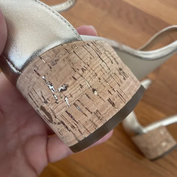 Lilly Pulitzer Gold Leather Wedge Sandals | Casual &amp; Special Event