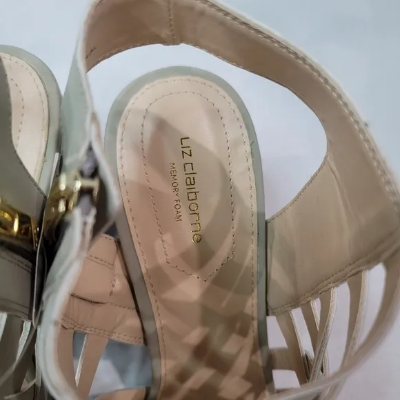 Liz Claiborne Teagan Block Heeled Sandals Size 11