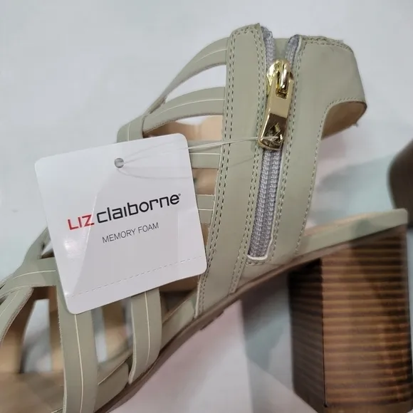 Liz Claiborne Teagan Block Heeled Sandals Size 11