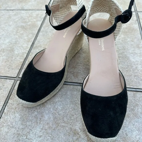 L.K.Bennett Harrison Suede Wedge Heel Sandals