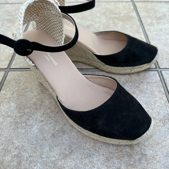 L.K.Bennett Harrison Suede Wedge Heel Sandals
