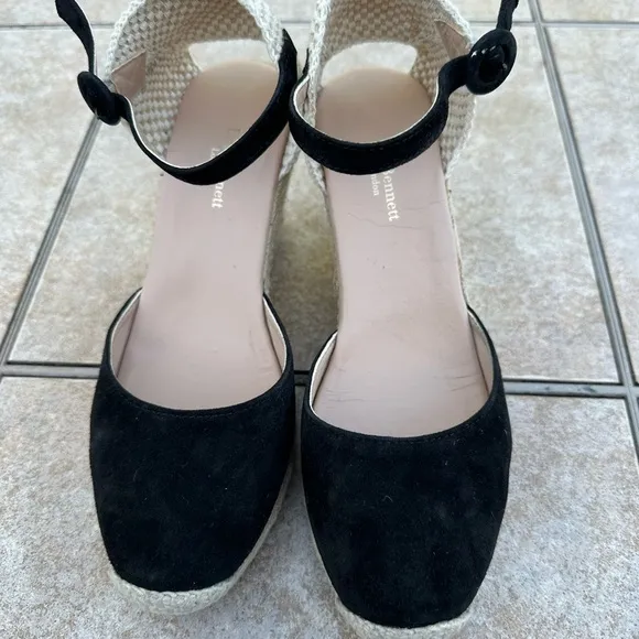 L.K.Bennett Harrison Suede Wedge Heel Sandals