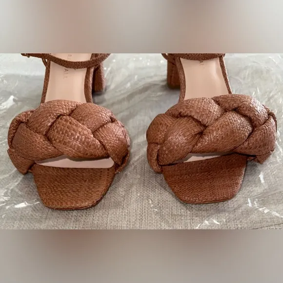 Loeffler Randall Avril Braided Raffia Sandals