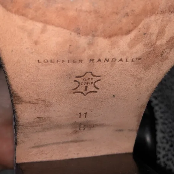 Loeffler Randall exotic animal print spotted block heel boots