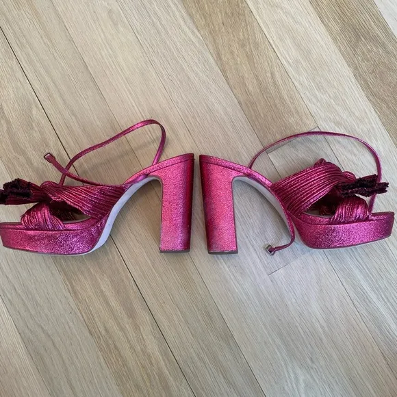 Loeffler Randall Women's Pink Natalia Heels