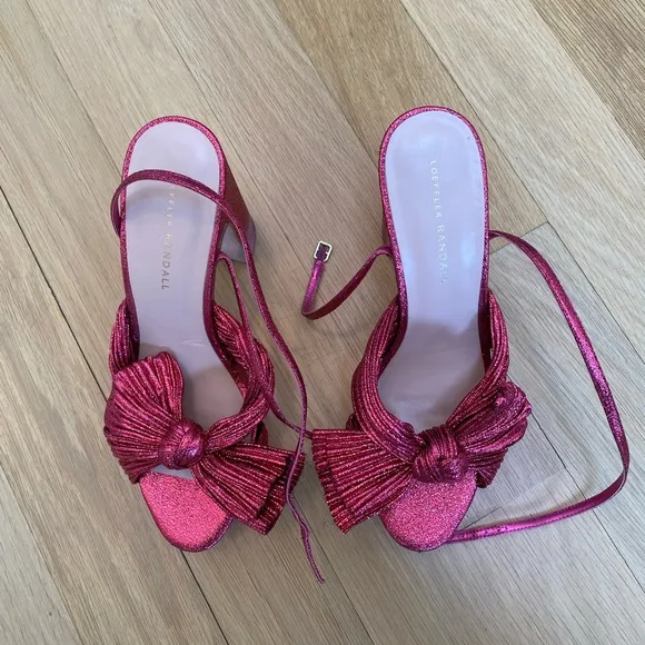 Loeffler Randall Women's Pink Natalia Heels
