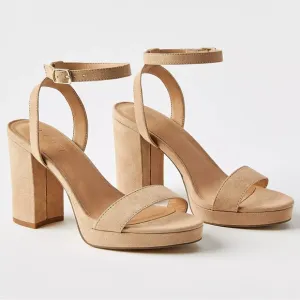 LOFT Ankle Strap Block Heel Sandals size 8.5