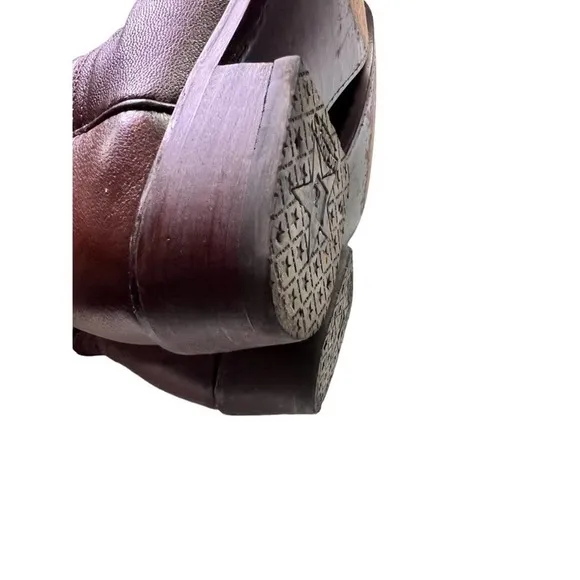 Los Altos Cowboy Brown Cowboy Boots 7.5. #008