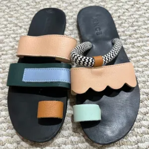 LRNCE Bhal Bhal Nude Sandals 8