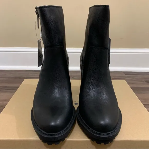 Lucky Brand Black Bajax Lug Sole Boots Size 10 Women’s Boots
