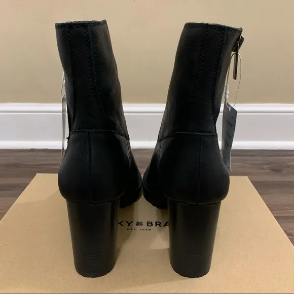 Lucky Brand Black Bajax Lug Sole Boots Size 10 Women’s Boots