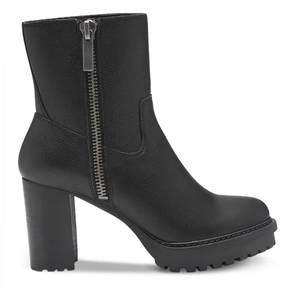Lucky Brand Black Bajax Lug Sole Boots Size 10 Women’s Boots