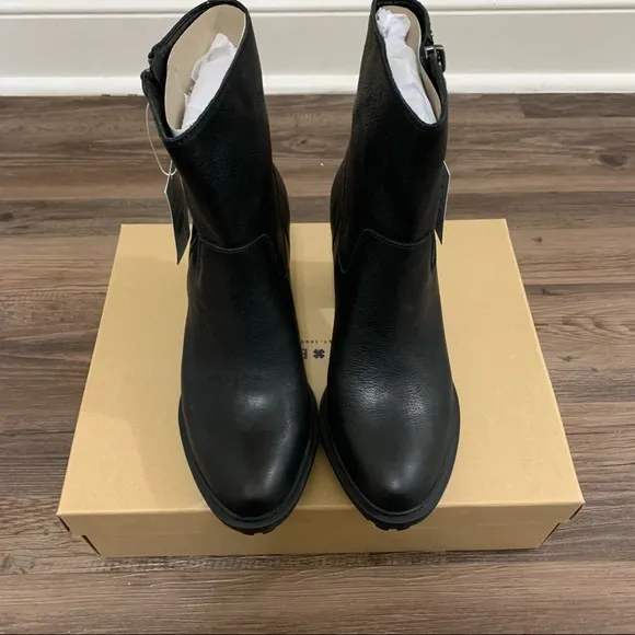 Lucky Brand Black Bajax Lug Sole Boots Size 10 Women’s Boots