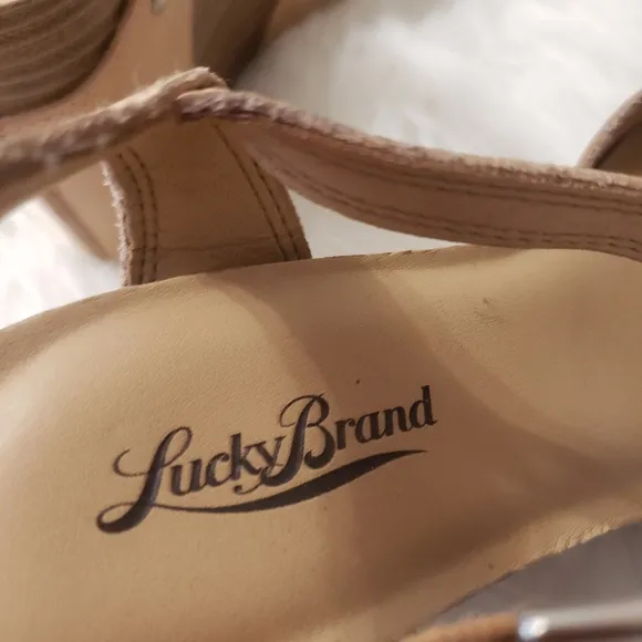 Lucky Brand Marsha Wedge Sandals Size  7.5