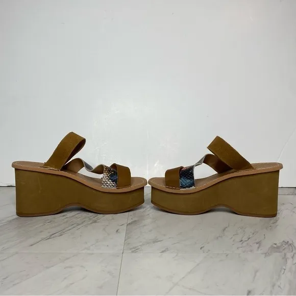 Lucky Brand Mimya Wedge Heel Sandal 6.5 M