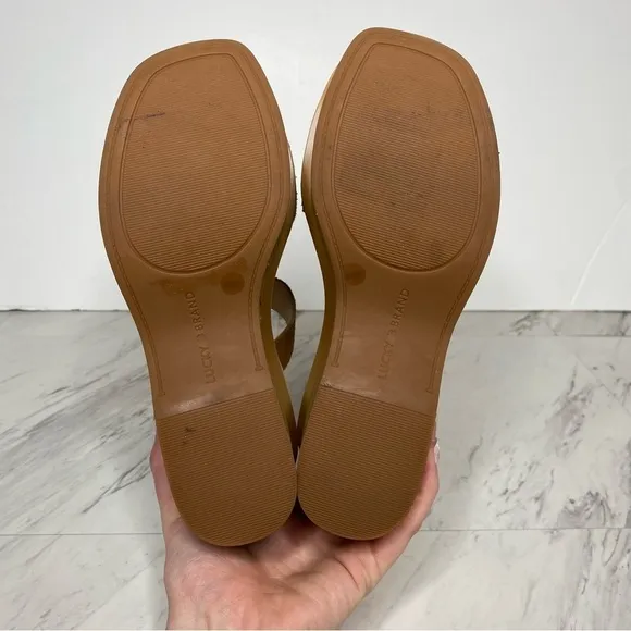 Lucky Brand Mimya Wedge Heel Sandal 6.5 M