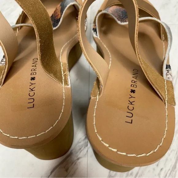 Lucky Brand Mimya Wedge Heel Sandal 6.5 M