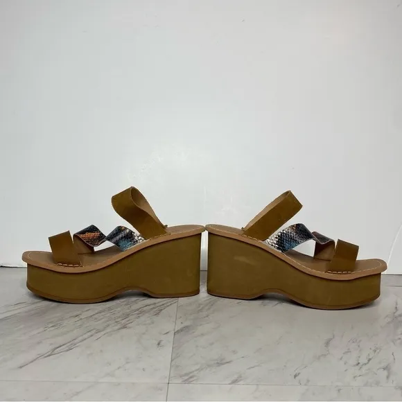 Lucky Brand Mimya Wedge Heel Sandal 6.5 M