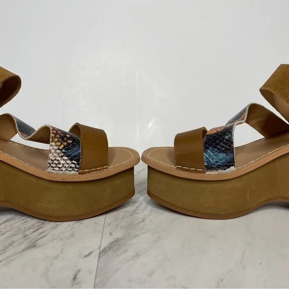 Lucky Brand Mimya Wedge Heel Sandal 6.5 M